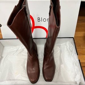 Blondo Leather Tall Brown Tall Boots